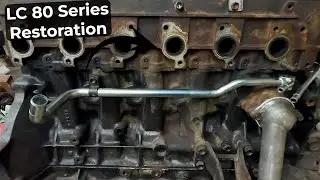 Toyota Land Cruiser HDJ80 Water Lines & Flywheel Bearing Replace