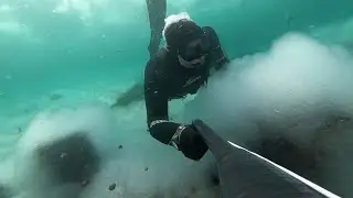 ТАНЕЦ ЛЬДА В АНГАРЕ (зимняя река Ангара под водой, без фильтров)