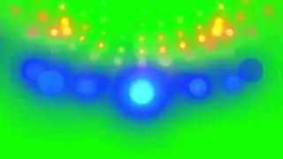 4K Green Screen Free - DISCO LIGHT SHOW GLOWING LIGHTS