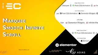 Create Infinite Marquee in Elementor 🔥 Text, Icons & Images (Step-by-Step Tutorial)
