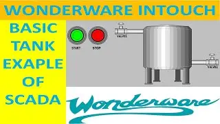 01# InTouch Wonderware scada tutorial hindi tank fil and empty example in intouch scada plc scada