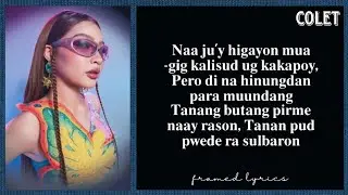 Colet (BINI) - Padayon Lyrics (Framed) | Unreleased Bisaya Song - With Tagalog Translation