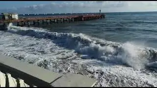 шторм в Анапе красота!! посмотри обязательно!