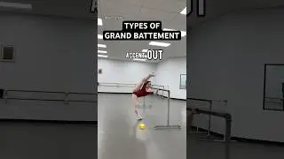 Types of Grand Battement✨ #ballet #shorts