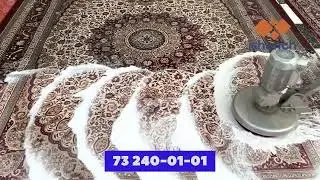 Gilam yuvish jarayoni
