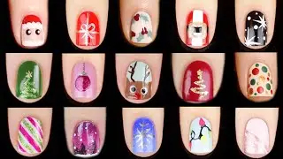 HUGE Christmas Nail Art Compilation - 16 Nail Designs! || KELLI MARISSA