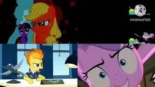 My Little Pony Sparta Doomsday Remix Quadparison