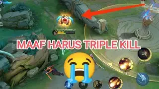 TRIPLE KILL 😭 #mobilelegends #mlbb #game