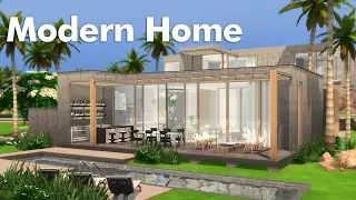 Modern Home | Stop Motion build | The Sims 4 | NO CC