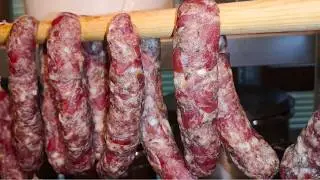Matured pork loin sausage - without smoking