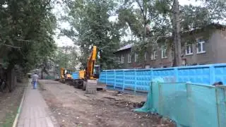 Строительство теплоцентрали. Улица Верземнека - Сущёвский вал