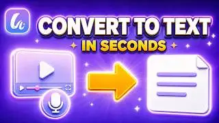 How to Convert Video & Audio to Text in Seconds with AI!