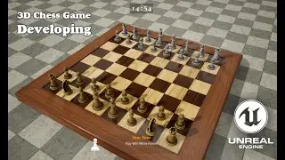 Demo of My 3D Chess Game Project (Multiplayers& VS AI),Developed by Unreal Engine.