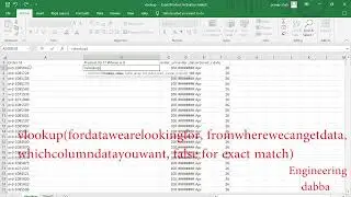 Vlookup Functions Short Video for Excel, Google Sheets, Wps
