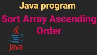 Print Sort Array  Program in Java l Codersandy0 