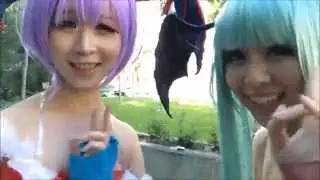Hi from Fanime as Morrigan and Lilith