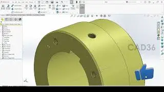 Belt Conveyor Key & Hub - SolidWorks