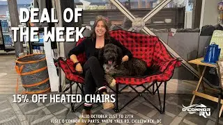 Heated Camping Chairs at 15% OFF!
