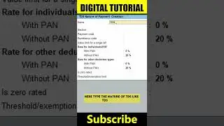 TDS nature of Payments in Tally Prime | Tally 