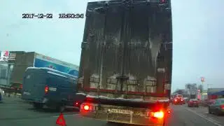 Авария на Новорязанке...22.12.17.