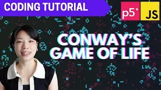 p5.js Coding Tutorial | Conway's Game of Life 👾