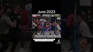 1 YEAR SQUAT TRANSFORMATION | +115LBS