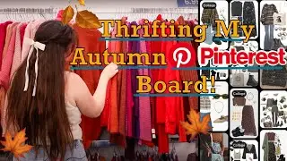 Thrift with Me for My Autumn Pinterest Board! 🍁🍂🧣