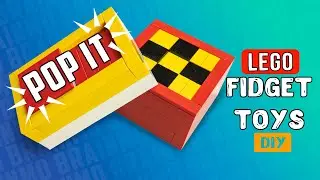 HOW TO MAKE ANTISTRESS POP IT and  SIMPLE DIMPLE DIY - LEGO - TUTORIAL