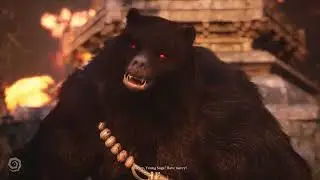 Black Bear Guai Boss Fight - Chapter 1 End with Cutscene - Black Myth Wukong
