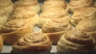 Vegan cinnamon buns timelaps
