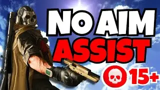 Playing Warzone But with No Aim Assist!!! 15+ Kills