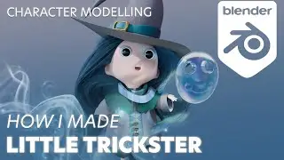 How I created my first character model in Blender!