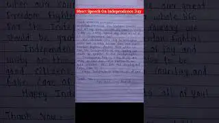 Short Speech on Independence Day 2023 | Independence Day Speech in English | 15 August Speech