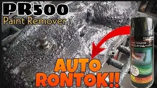 CARA MERONTOKKAN CAT DENGAN PR500 PAINT REMOVER