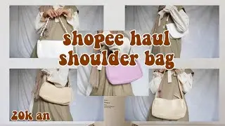 shopee haul shoulder bag 20ribuan