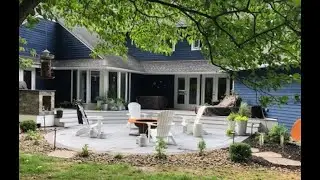 A Backyard Makeover with a new Patio and Fire Pit in Spring City, PA