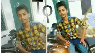 How to get DSLR look & straight hair​ in pics art