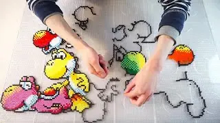 Perler Beads - YOSHIES (Super Mario)