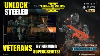 Helldivers 2 Unlocking Premium War Bonds By Farming Super Credits - PS5 4K HDR