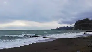 Расслабляемся под крымское зимнее море