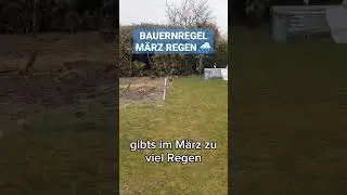 Alte Bauernregel für März und Regen 