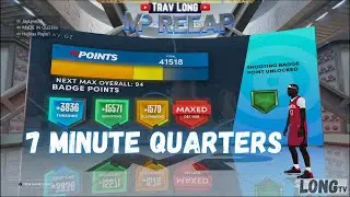 FASTEST WAY TO GET SHOOTING BADGES NBA 2K22 NEXT GEN (7 MINUTE QUARTERS)
