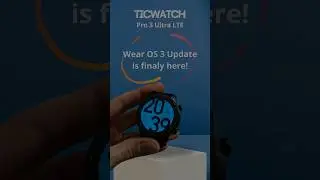 TicWatch Pro 3 Ultra LTE FINALLY Gets Wear OS 3! #ticwatch #ticwatchpro3ultra #wearos3 #update