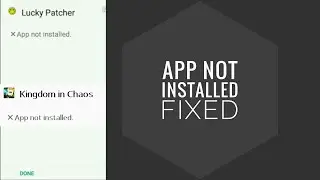How To Fix App Not Installed Android Error No Root Hindi • Solve App Not Installed Problem