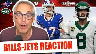 Bills-Jets Reaction: Josh Allen & Buffalo survive Aaron Rodgers' Hail Mary | Colin Cowherd NFL