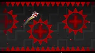 Geometry Dash - Fire Temple by Michigun (Hard Demon) Complete