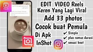 Cara Edit Video Reels Viral Terbaru 2021 || Apk InShot