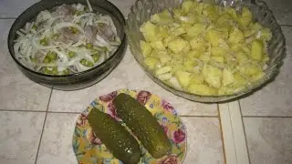 Ужин из двух блюд быстро и просто, сытно и вкусно.