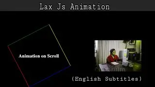 Lax.js parallax animation on scroll using html css and javascript in Hindi 2021 (English Subtitles)