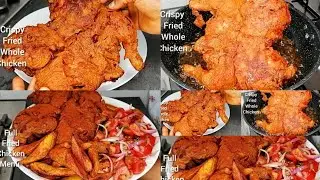 Hot Crispiest Fried Whole Chicken! Hot Paprika Fried Chicken, Simple and Delicious 😋
